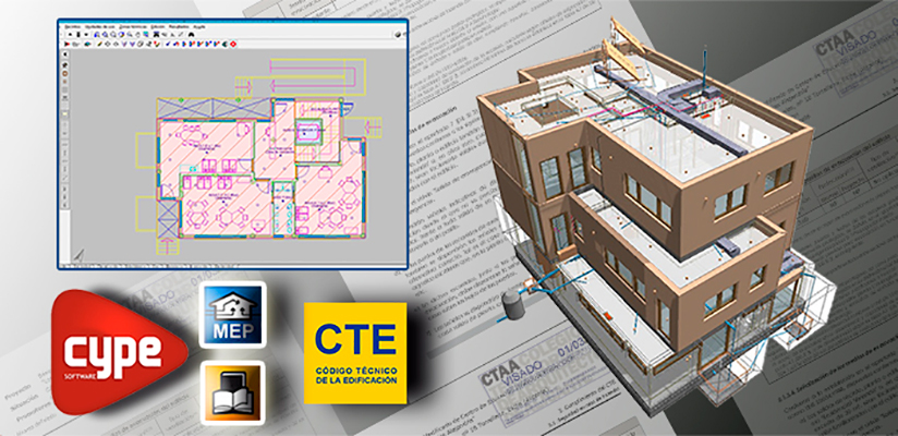 Imagen de portada del curso Curso de Redacción de Memorias e Instalaciones de Proyectos de Edificación con Cype